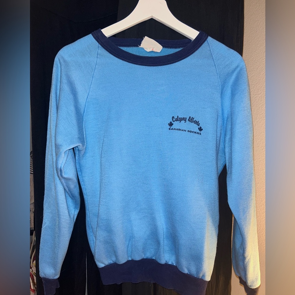 Two-Tone Vintage Sweatshirt Calgary Rockies